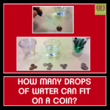How Many Drops of Water Can Fit on a Coin? Predicting and 