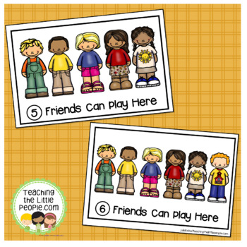 How Many Friends Can Play Here? Printable Sign Freebie | TPT