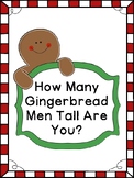How Many Gingerbread Men Tall Are You? Measurement & Graph