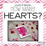 How Many Hearts? Valentine's Click It Book {No Print} Dist