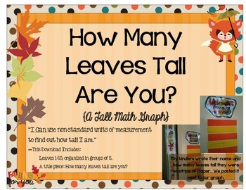 Preview of How Many Leaves Tall Are You?