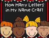 How Many Letters in my Name Craft