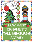 How Many Ornaments Tall Measuring Activity