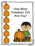 How Many Pumpkins Tall Are You?