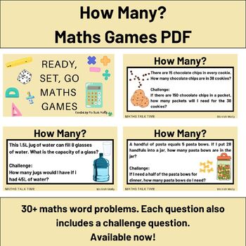 Preview of How Many? - Ready, Set, Go Maths Games