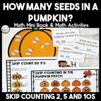 Preview of Skip Counting by 2s, 5s and 10s - How Many Seeds in a Pumpkin Book Companion