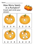 How Many Seeds in a Pumpkin? Pre-K, Kindergarten Counting 