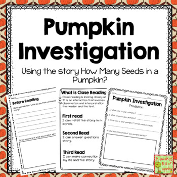 Preview of How Many Seeds in a Pumpkin - Pumpkin Investigation