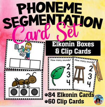 Preview of Phoneme-Segmentation Elkonin Boxes and Clip Cards