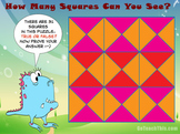 'Problem Solving' - How Many Squares Are Here? Excellent P