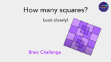 How Many Squares? Brain Challenge Slides | Brain-Teaser Pu