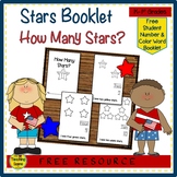 How Many Stars?  Student Counting Booklet  {FREE}