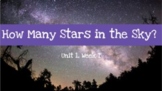 How Many Stars in the Sky? Vocabulary Google Slides