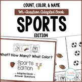 How Many? What Color? What? Adapted Book {SPORTS}