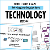 How Many? What Color? What? Adapted Book {TECHNOLOGY}