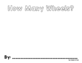 How Many Wheels? Book - Transportation theme