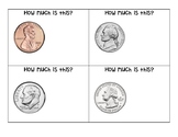How Much? A Coin Counting Matching Activity
