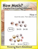 How Much? Canadian Coins Worksheet