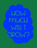 How Much Will I Grow - Measuring & Finding Difference Activity