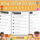 How Often Do you? Worksheets | Adverbs of Frequency Printa
