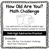 How Old Are You? Multi-Digit Fun Activity!