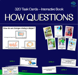 How Questions Bundle: Interactive book + 320 Task Card wit