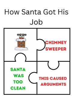Preview of How Santa Got His Job Puzzle Activity