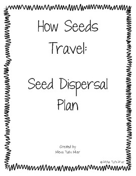 Seed Sorters how seeds travel Science Centers File Folder Games 1-2 grades 