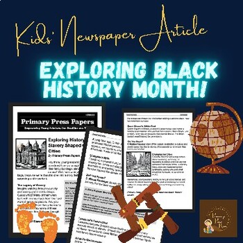 Preview of How Slavery Shaped Our Cities ~ Black History Month Kids' Reading Comprehension