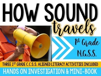 Preview of How Sound Travels: 1st Grade NGSS STEM Lesson w/ Student Reader (1-PS4-1)