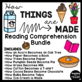 How Things Are Made Reading Comprehension & Sequencing Bundle