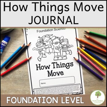 Preview of How Things Move Kindergarten Science Journal | ACARA Aligned