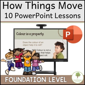 Preview of How Things Move Kindergarten science PowerPoint Lessons | ACARA Aligned