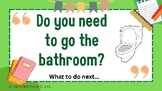 How To Ask/Go To the Bathroom Instruction & Visual Aides