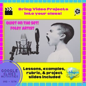 Preview of How To Be A Foley Artist Video/Audio Project (making sound effects for video)