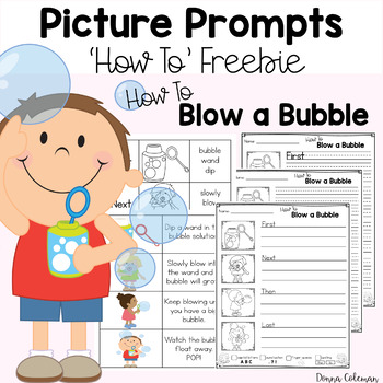 Preview of How To Blow a Bubble {Freebie}