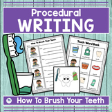 How To Brush Your Teeth Writing and Dental Health Craft