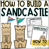How To Build a Sandcastle Craft May Writing Template and S