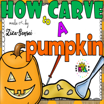 Preview of How To Carve A Pumpkin Sequencing Cards And Writing Prompts Pack