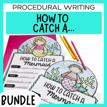 Preview of How To Catch A... Bundle | Procedural Writing Worksheets & STEM