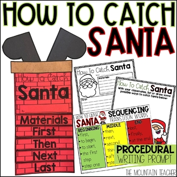 Preview of How To Catch Santa Activities | Christmas Bulletin Board with Writing Templates
