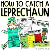 How To Catch a Leprechaun March Writing Template and Bulle
