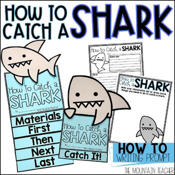 How To Catch a Shark Writing Prompt and Ocean Animals Craft for ...