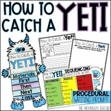 How To Catch a Yeti January Writing Template and Bulletin 