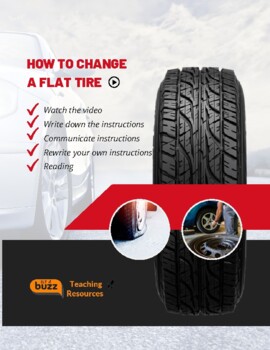 Preview of How To Change A Flat Tire. Video. Instructions. Listening. Explaining. ESL. ELA