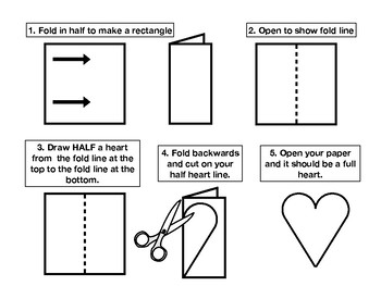 How To Cut Folded Paper Hearts by Allison Foster
