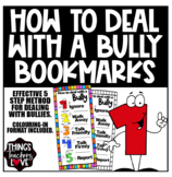 How To Deal With A Bully in 5 Steps, Bookmarks Set, Life S