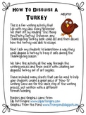 How To Disguise A Turkey-Writing Activity
