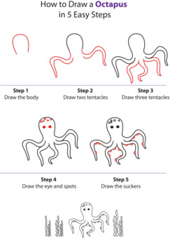 cool easy things to draw step by step