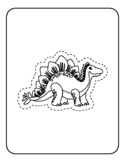 How To Draw 80 Dinosaur Coloring and Scissor Skills Activity Book